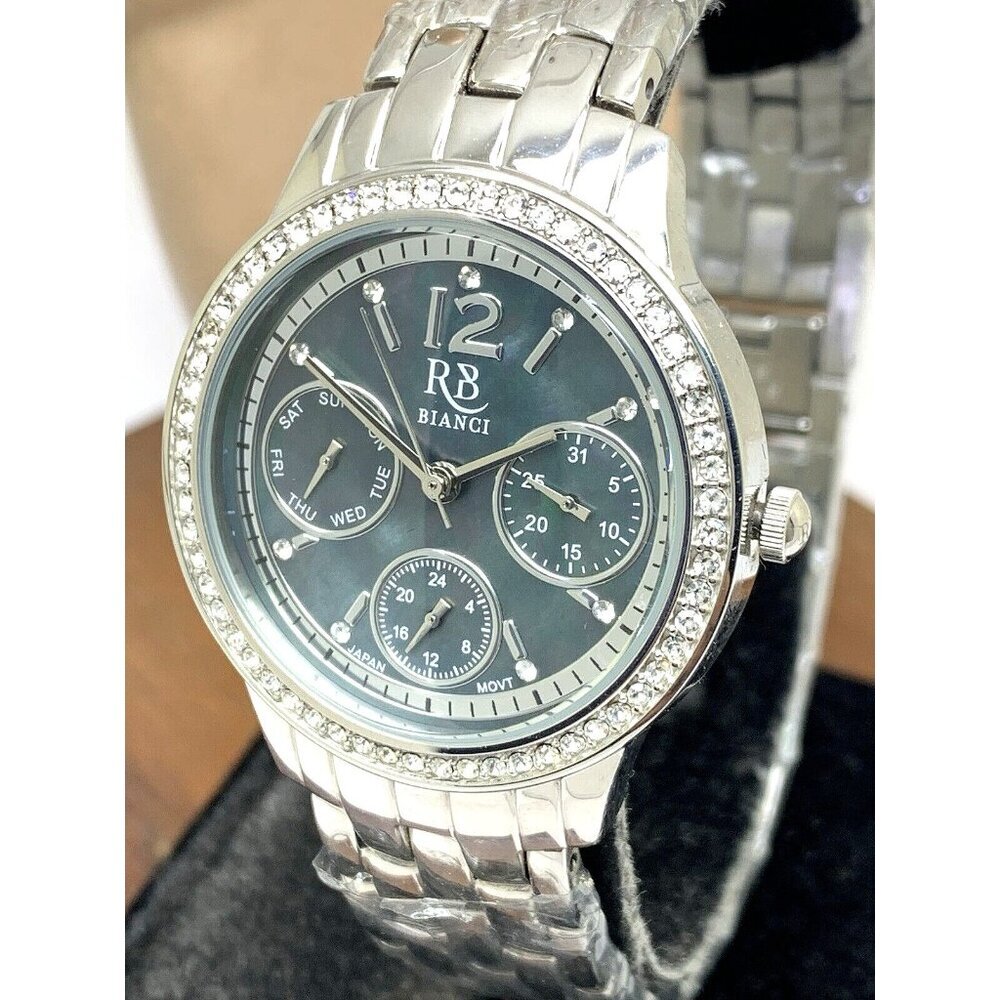 Roberto Bianci Women's Watch RB0841 Valentini Quartz Mother of Pearl Dial Gemmed